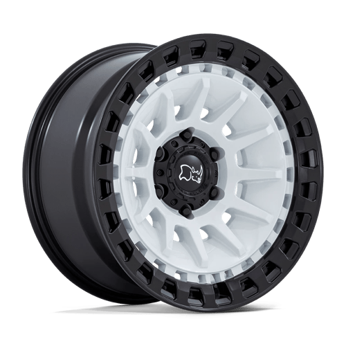 Black Rhino Wheels Barrage Gloss White On Matte Black