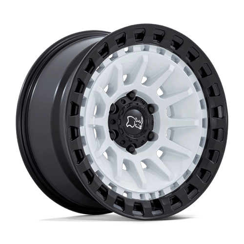 Black Rhino Wheels Barrage Gloss White On Matte Black