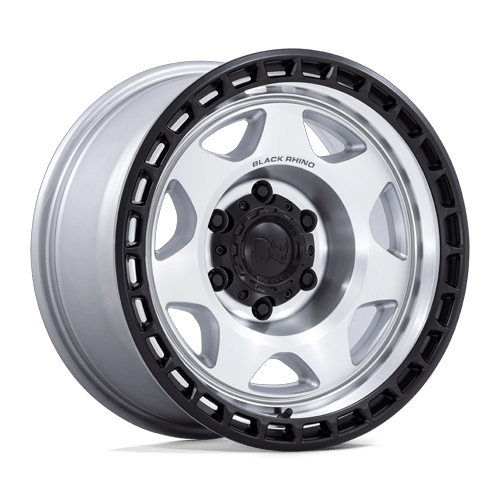 Black Rhino Wheels BR018 Voyager Silver Machined with M-black Lip