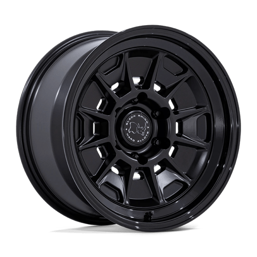 Black Rhino Wheels BR021 Mondo Matte Black with Gloss Black Lip