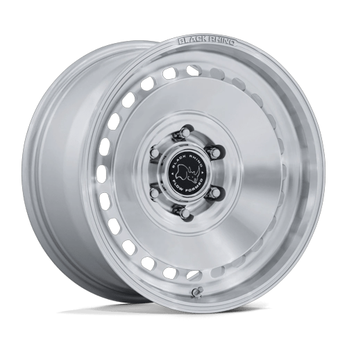 Black Rhino Wheels BR036 Basin Gloss Silver with Machined Face
