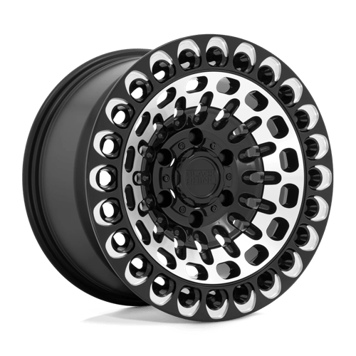 Black Rhino Wheels Labyrinth Gloss Black Milled with Machined Face