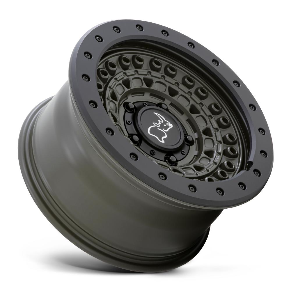 Black Rhino Wheels Barricade Green Black