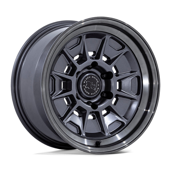 Black Rhino Wheels Br021 Mondo Gunmetal Gray Lip