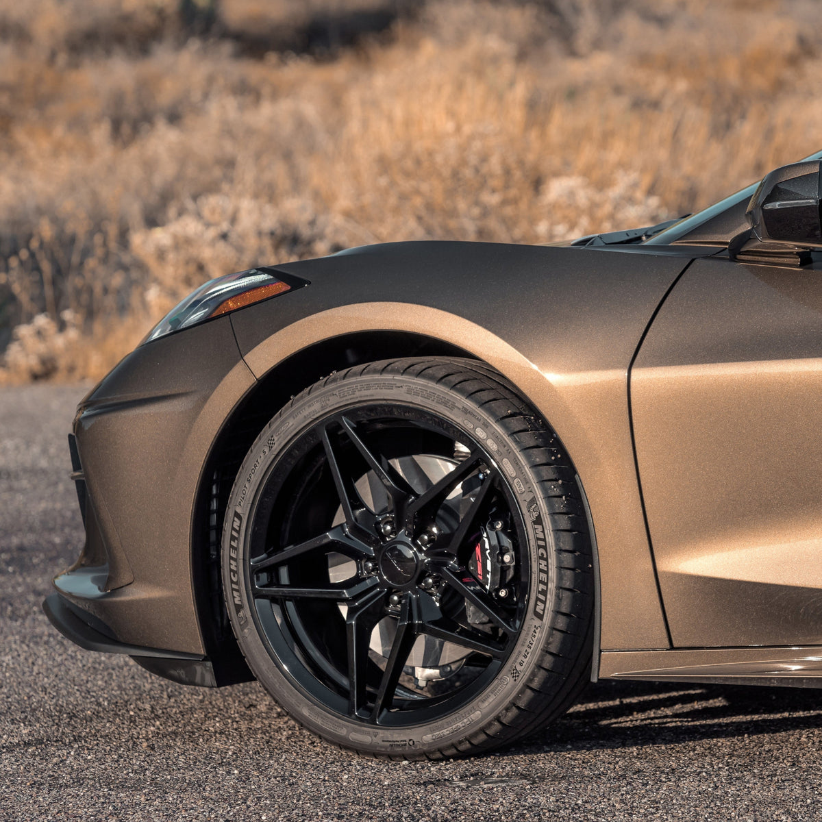 MRR Wheels Flow Forge M755 fit Corvette Black - Wheels Outlet
