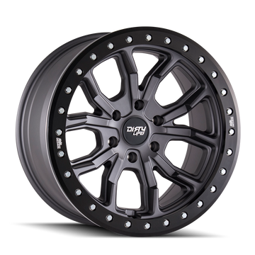 Dirty Life Wheels 9303 Dt-1 Satin Gunmetal