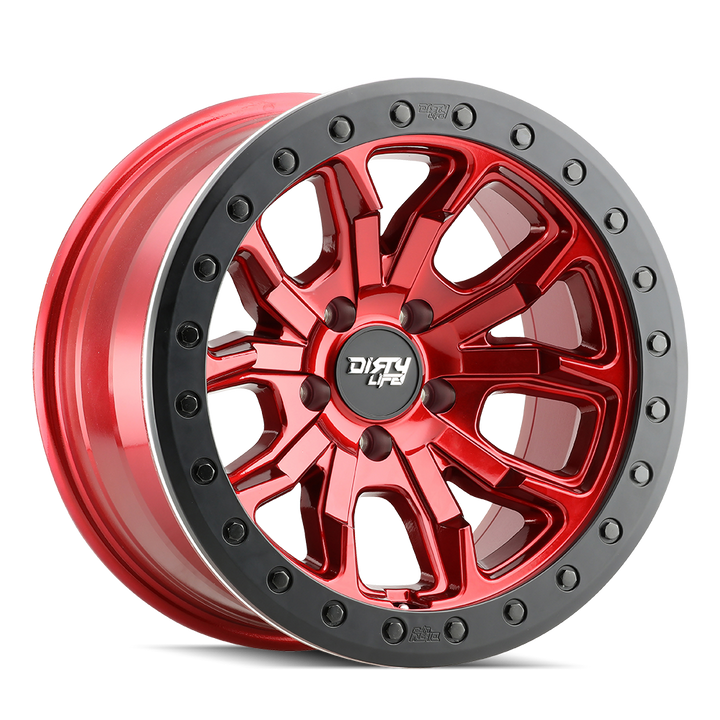 Dirty Life Wheels 9303 Dt-1 Crimson Candy Red