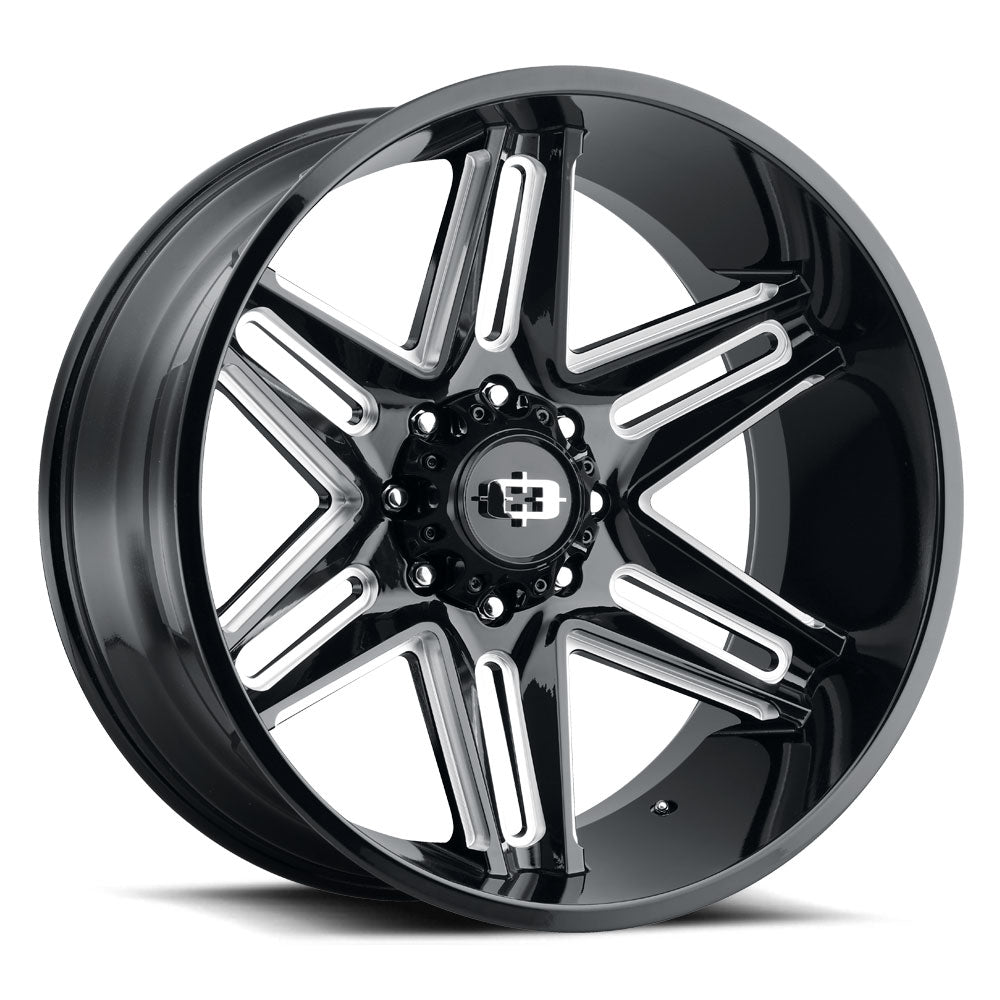 Vision Wheels 363 Razor Satin Black