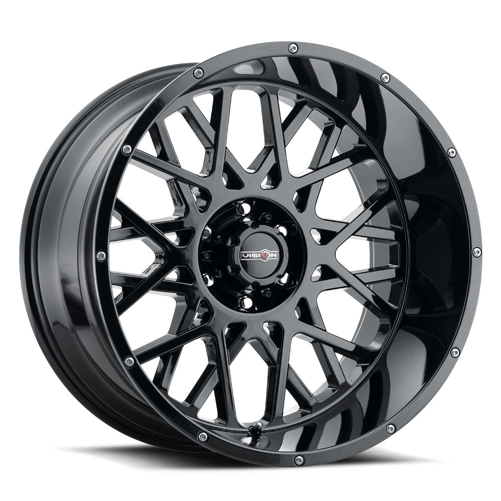 Vision Wheels 412 Rocker Gloss Black