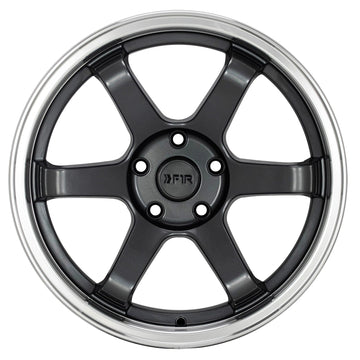 F1R Wheels F106 Gunmetal Polish Lip