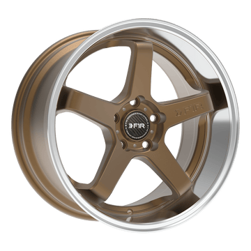 F1R Wheels FC5 Satin Bronze Polish Lip