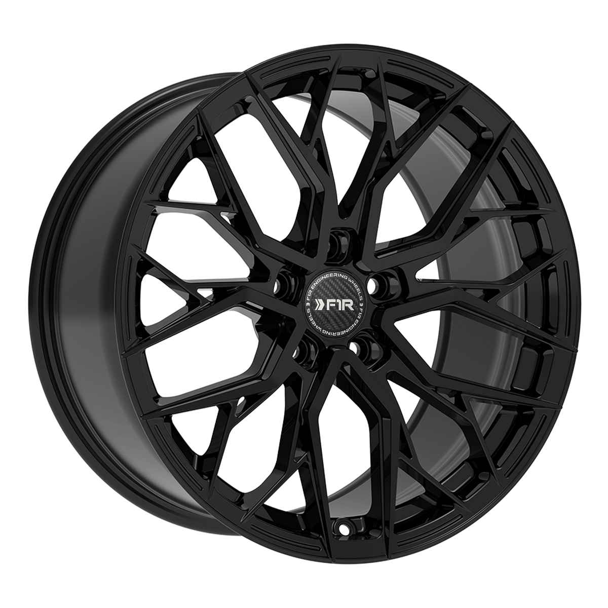 F1R Wheels FS3 Gloss Black