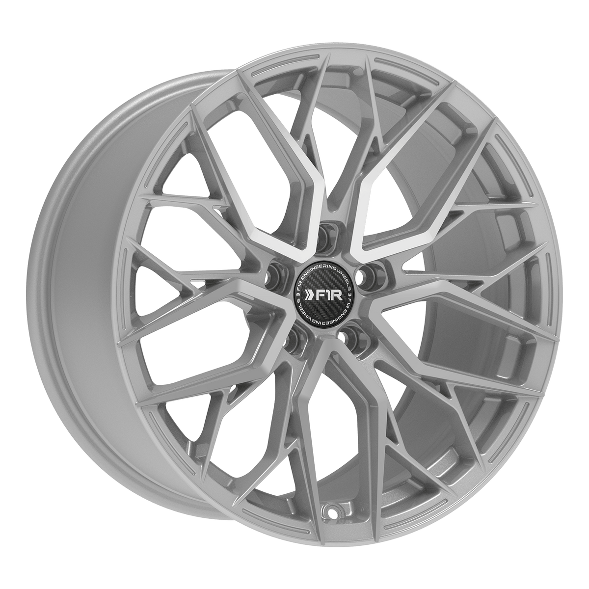 F1R Wheels FS3 Machine Silver