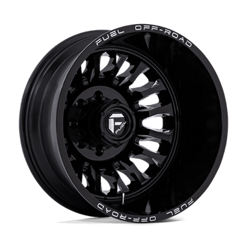 Fuel Off-Road Wheels D868 Arc Dually Gloss Black Milled