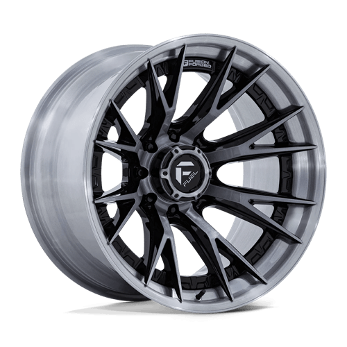 Fuel Off-Road Wheels FC402 Catalyst Gloss Black with Brushed Gray Tint Face & Lip