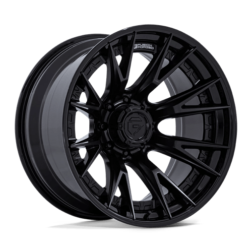 Fuel Off-Road Wheels FC402 Catalyst Matte Black with Gloss Black Lip