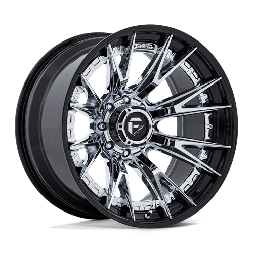 Fuel Off-Road Wheels FC402 Catalyst Chrome with Gloss Black Lip