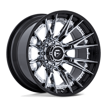 Fuel Off-Road Wheels FC402 Catalyst Chrome with Gloss Black Lip