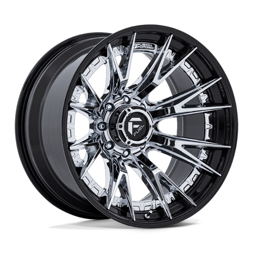 Fuel Off-Road Wheels FC402 Catalyst Chrome with Gloss Black Lip