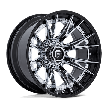 Fuel Off-Road Wheels FC402 Catalyst Chrome with Gloss Black Lip
