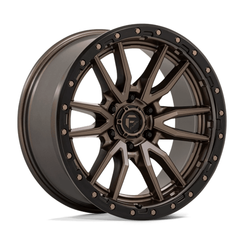 Fuel Off-Road Wheels D681 Rebel Matte Bronze Black Bead Ring