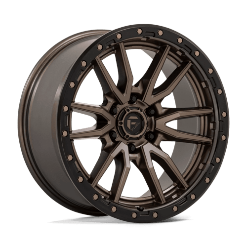 Fuel Off-Road Wheels D681 Rebel Matte Bronze Black Bead Ring