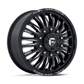 Fuel Off-Road Wheels D868 Arc Dually Gloss Black Milled