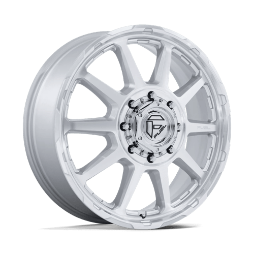 Fuel Off-Road Wheels D912 Circuit Dually Gloss Silver with Machined Face