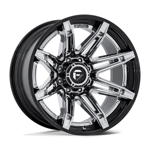 Fuel Off-Road Wheels FC401 Brawl Chrome with Gloss Black Lip
