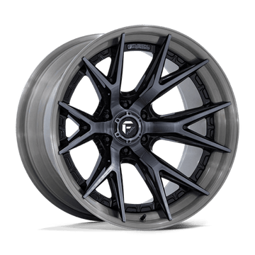 Fuel Off-Road Wheels FC402 Catalyst Gloss Black with Brushed Gray Tint Face & Lip