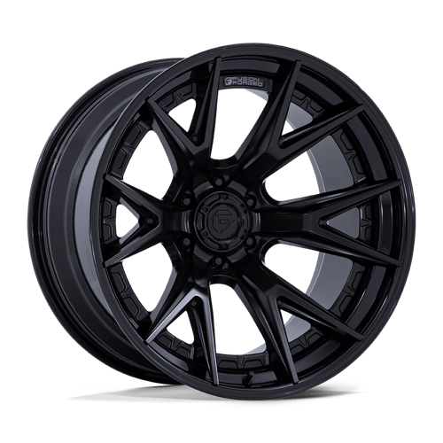Fuel Off-Road Wheels FC402 Catalyst Matte Black with Gloss Black Lip