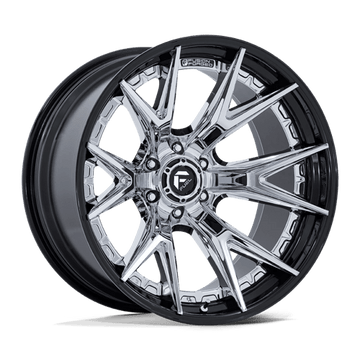 Fuel Off-Road Wheels FC402 Catalyst Chrome with Gloss Black Lip
