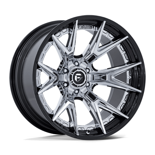 Fuel Off-Road Wheels FC402 Catalyst Chrome with Gloss Black Lip