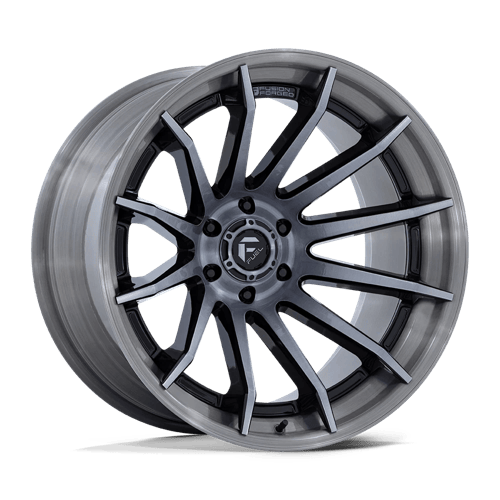 Fuel Off-Road Wheels FC403 Burn Gloss Black with Brushed Gray Tint Face & Lip