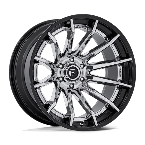 Fuel Off-Road Wheels FC403 Burn Chrome with Gloss Black Lip
