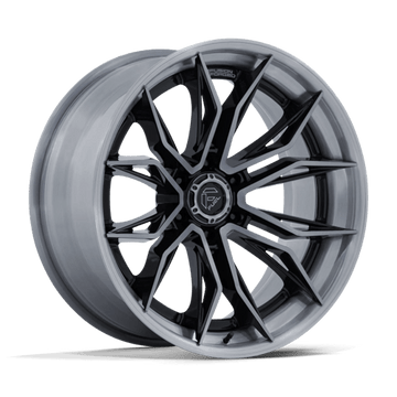 Fuel Off-Road Wheels FC404 Mutiny Gloss Black with Brushed Dark Tint