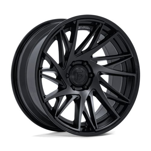 Fuel Off-Road Wheels FC405 Dynamo Matte Black with Gloss Black Lip