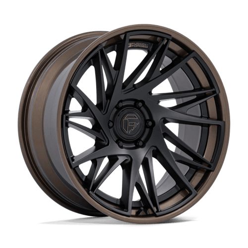 Fuel Off-Road Wheels FC405 Dynamo Matte Black with Gloss Bronze Lip