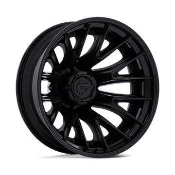 Fuel Off-Road Wheels D406 Catalyst Dually Matte Black with Gloss Black Lip