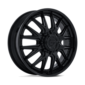 Fuel Off-Road Wheels D406 Catalyst Dually Matte Black with Gloss Black Lip