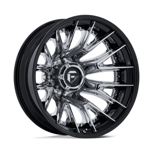 Fuel Off-Road Wheels D407 Catalyst Dually Chrome with Gloss Black Lip