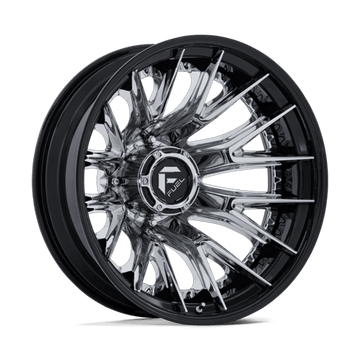 Fuel Off-Road Wheels D407 Catalyst Dually Chrome with Gloss Black Lip