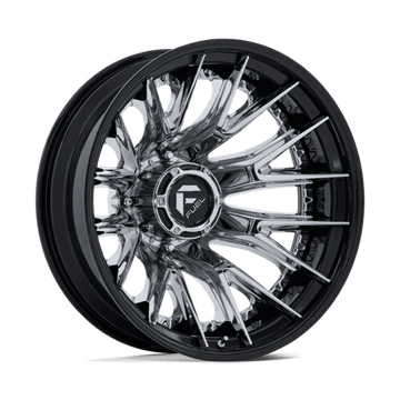 Fuel Off-Road Wheels D407 Catalyst Dually Chrome with Gloss Black Lip