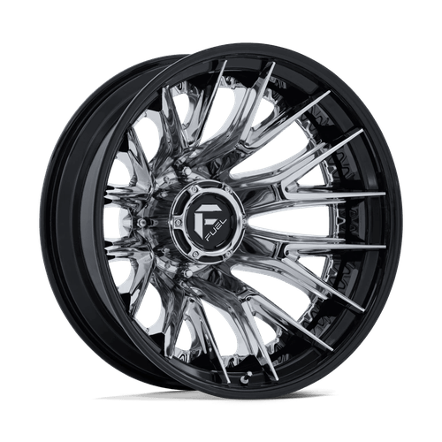 Fuel Off-Road Wheels D407 Catalyst Dually Chrome with Gloss Black Lip