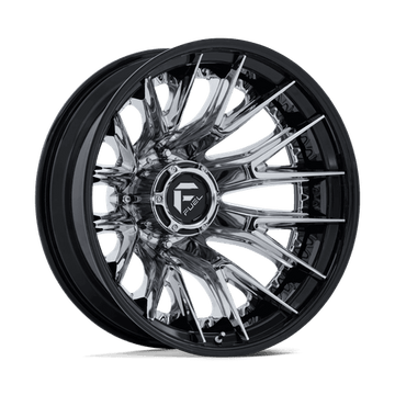 Fuel Off-Road Wheels D407 Catalyst Dually Chrome with Gloss Black Lip
