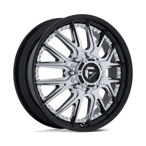 Fuel Off-Road Wheels D407 Catalyst Dually Chrome with Gloss Black Lip