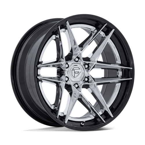 Fuel Off-Road Wheels FC408 Flight Chrome with Gloss Black Lip