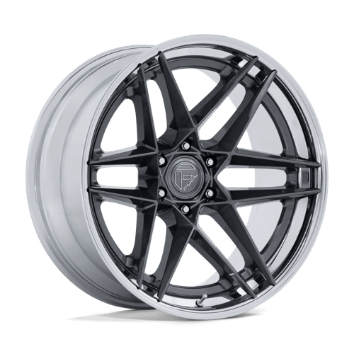 Fuel Off-Road Wheels FC408 Flight Gloss Gunmetal with Chrome Lip