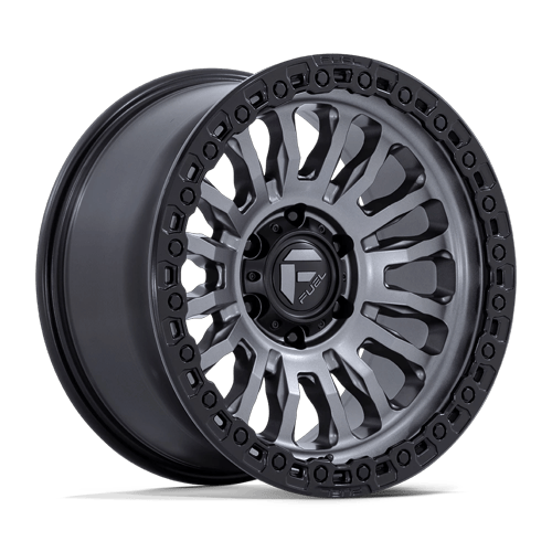 Fuel Off-Road Wheels FC857 Rincon Matte Gunmetal with Matte Black Lip