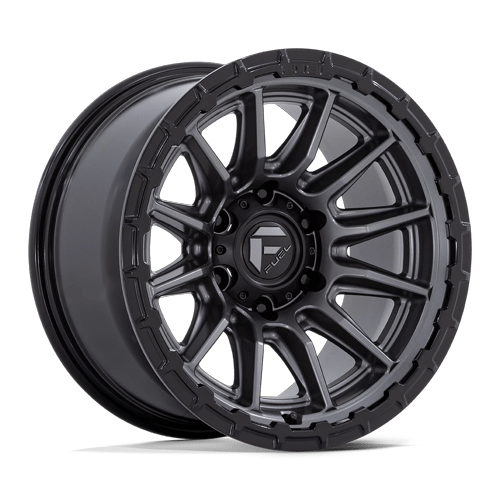 Fuel Off-Road Wheels FC866 Piston Matte Gunmetal with Gloss Black Lip
